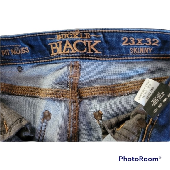 Buckle Black 23×32 Skinny Fit No. 53 Dark Wash - Picture 3 of 3